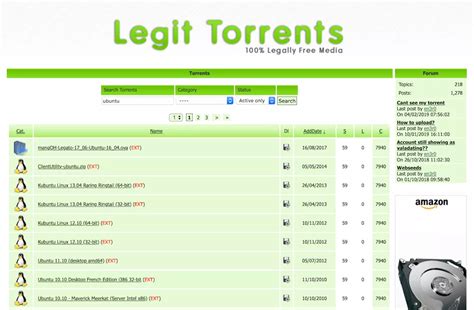 Legit Torrents .